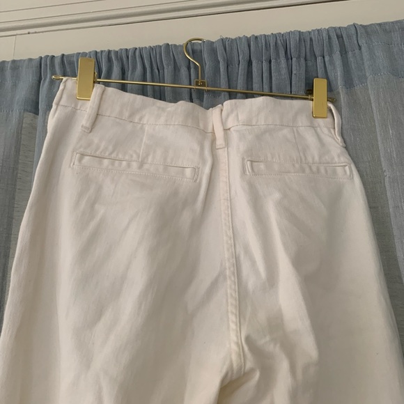 SOLD — Frame Lace-Up Cream Wide Leg Jeans - Picture 4 of 6